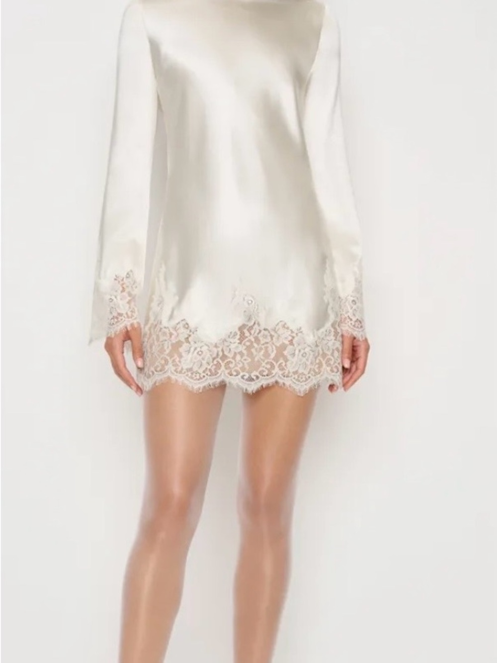 NWT Reformation Blanche Silk Dress in Ivory Bridal Silk